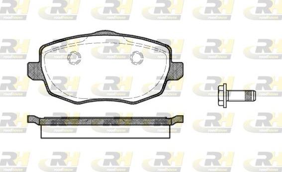 Roadhouse 21099.00 - Гальмівні колодки, дискові гальма autozip.com.ua