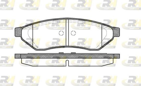 Roadhouse 21049.00 - Гальмівні колодки, дискові гальма autozip.com.ua