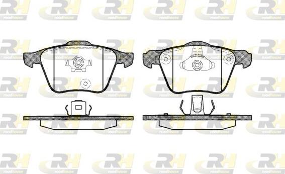 Roadhouse 21043.00 - Гальмівні колодки, дискові гальма autozip.com.ua