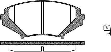 Alpha Brakes HKP-MZ-058 - Гальмівні колодки, дискові гальма autozip.com.ua