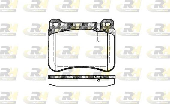 Roadhouse 21193.00 - Гальмівні колодки, дискові гальма autozip.com.ua