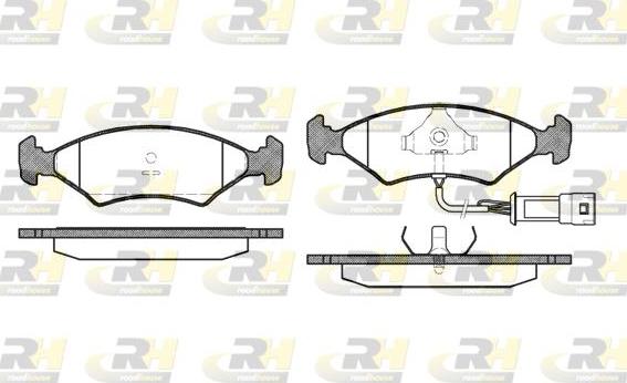 Roadhouse 2119.32 - Гальмівні колодки, дискові гальма autozip.com.ua