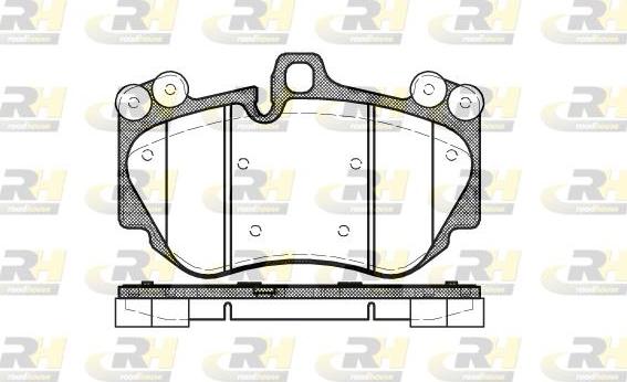 Roadhouse 21140.00 - Гальмівні колодки, дискові гальма autozip.com.ua