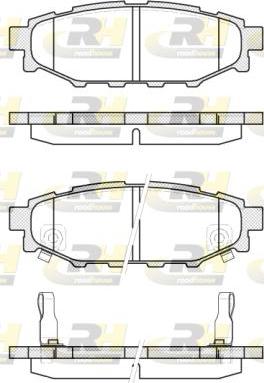 Roadhouse 21136.12 - Гальмівні колодки, дискові гальма autozip.com.ua