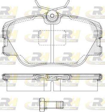 Roadhouse 2189.00 - Гальмівні колодки, дискові гальма autozip.com.ua