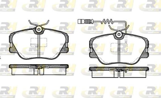 Roadhouse 2189.02 - Гальмівні колодки, дискові гальма autozip.com.ua