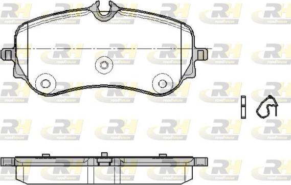 Roadhouse 21848.00 - Гальмівні колодки, дискові гальма autozip.com.ua