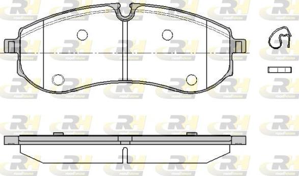 Roadhouse 21856.00 - Гальмівні колодки, дискові гальма autozip.com.ua