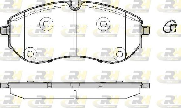 Roadhouse 21857.00 - Гальмівні колодки, дискові гальма autozip.com.ua