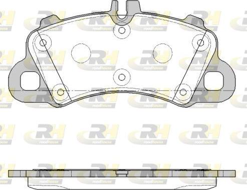 Roadhouse 21862.00 - Гальмівні колодки, дискові гальма autozip.com.ua