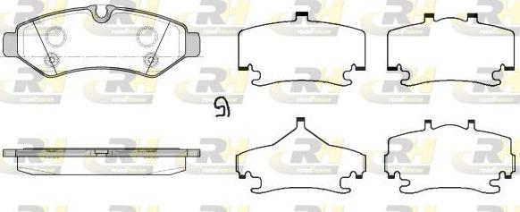 Roadhouse 21867.00 - Гальмівні колодки, дискові гальма autozip.com.ua