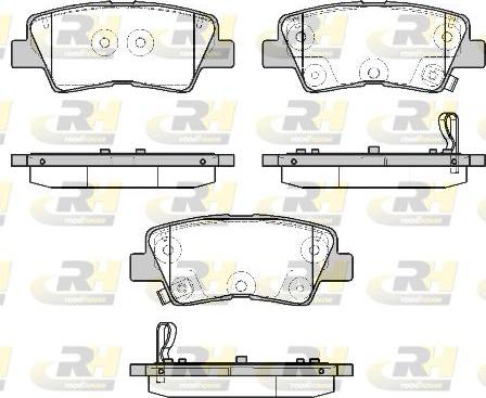 Roadhouse 21807.12 - Гальмівні колодки, дискові гальма autozip.com.ua