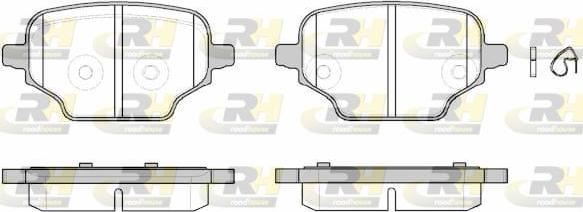 Roadhouse 21837.00 - Гальмівні колодки, дискові гальма autozip.com.ua