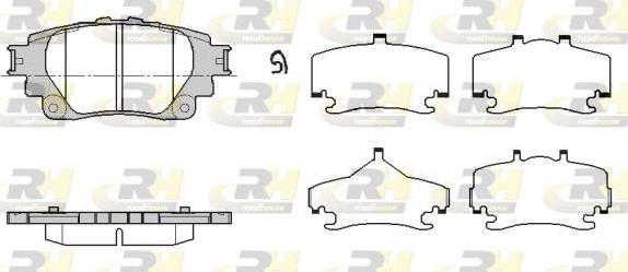 Roadhouse 21871.00 - Гальмівні колодки, дискові гальма autozip.com.ua