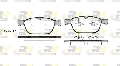 Roadhouse 21397.00 - Гальмівні колодки, дискові гальма autozip.com.ua