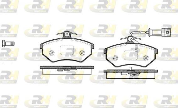 Roadhouse 2134.42 - Гальмівні колодки, дискові гальма autozip.com.ua