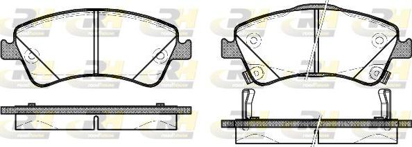 Roadhouse 21341.12 - Гальмівні колодки, дискові гальма autozip.com.ua