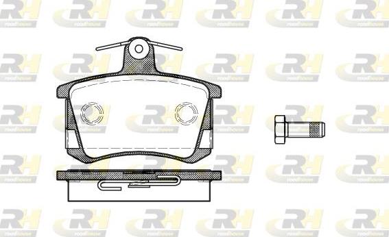 Roadhouse 2135.40 - Гальмівні колодки, дискові гальма autozip.com.ua