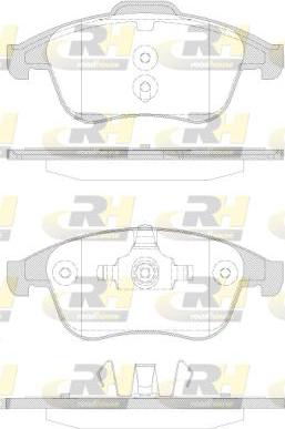 Roadhouse 21350.30 - Гальмівні колодки, дискові гальма autozip.com.ua