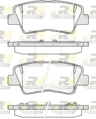 Roadhouse 21362.52 - Гальмівні колодки, дискові гальма autozip.com.ua