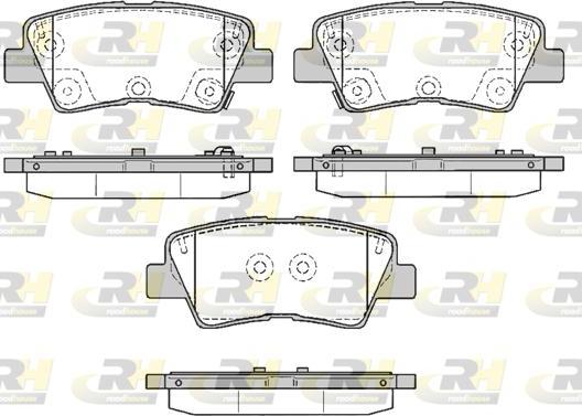 Roadhouse 21362.85 - Гальмівні колодки, дискові гальма autozip.com.ua