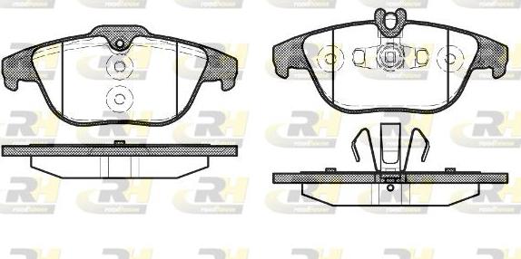 Roadhouse 21305.20 - Гальмівні колодки, дискові гальма autozip.com.ua