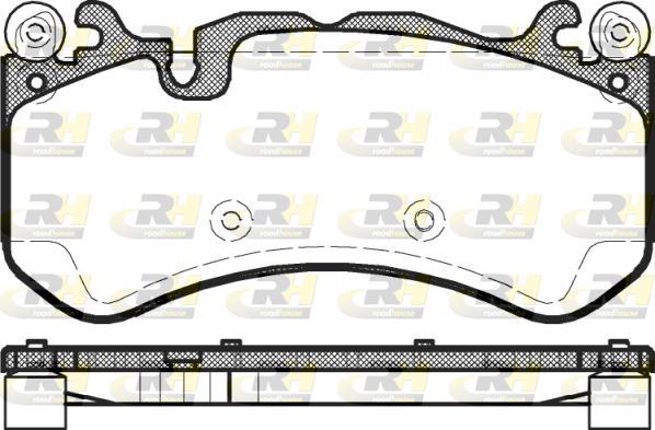 Roadhouse 21300.00 - Гальмівні колодки, дискові гальма autozip.com.ua