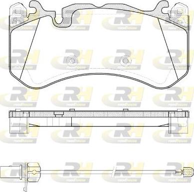 Roadhouse 21300.30 - Гальмівні колодки, дискові гальма autozip.com.ua