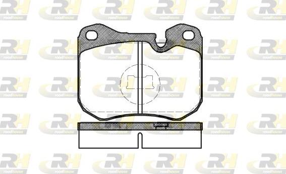 Roadhouse 2131.00 - Гальмівні колодки, дискові гальма autozip.com.ua