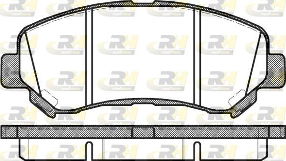 Roadhouse 21318.00 - Гальмівні колодки, дискові гальма autozip.com.ua