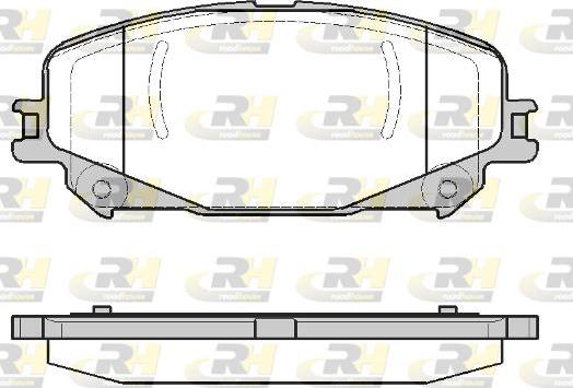 Roadhouse 21318.30 - Гальмівні колодки, дискові гальма autozip.com.ua