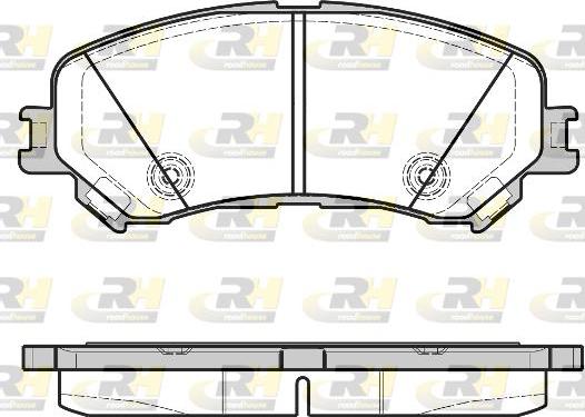 Roadhouse 21318.20 - Гальмівні колодки, дискові гальма autozip.com.ua