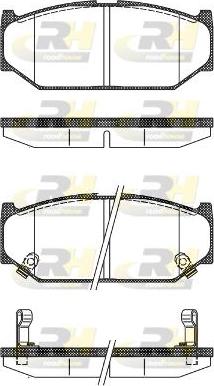 Roadhouse 21381.12 - Гальмівні колодки, дискові гальма autozip.com.ua