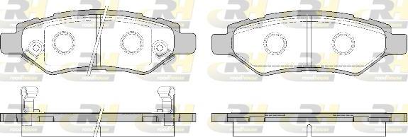 Roadhouse 21335.02 - Гальмівні колодки, дискові гальма autozip.com.ua