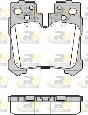 Roadhouse 21321.20 - Гальмівні колодки, дискові гальма autozip.com.ua