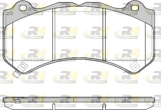 Roadhouse 21376.04 - Гальмівні колодки, дискові гальма autozip.com.ua