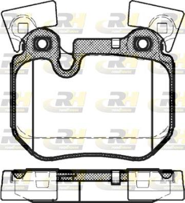 Roadhouse 21373.00 - Гальмівні колодки, дискові гальма autozip.com.ua