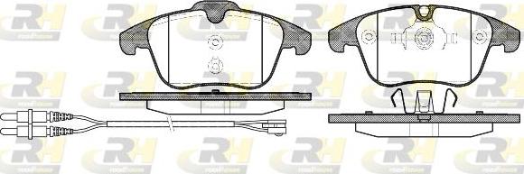 Roadhouse 21249.01 - Гальмівні колодки, дискові гальма autozip.com.ua