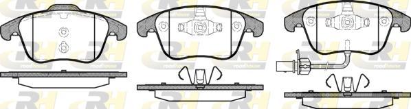 Roadhouse 21219.11 - Гальмівні колодки, дискові гальма autozip.com.ua