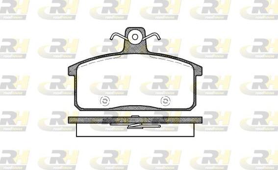 Roadhouse 2128.50 - Гальмівні колодки, дискові гальма autozip.com.ua