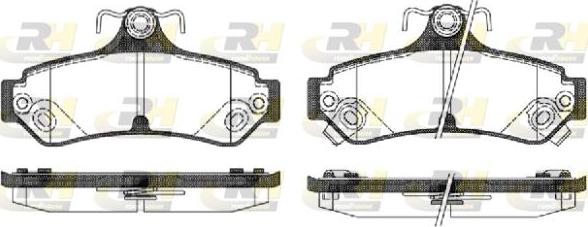 Roadhouse 21285.12 - Гальмівні колодки, дискові гальма autozip.com.ua