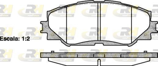 Roadhouse 21232.00 - Гальмівні колодки, дискові гальма autozip.com.ua