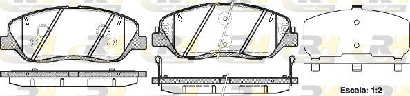 Roadhouse 21226.02 - Гальмівні колодки, дискові гальма autozip.com.ua