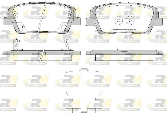 Roadhouse 21274.42 - Гальмівні колодки, дискові гальма autozip.com.ua