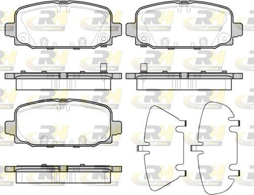 Roadhouse 21796.02 - Гальмівні колодки, дискові гальма autozip.com.ua