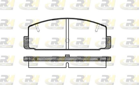 Roadhouse 2179.20 - Гальмівні колодки, дискові гальма autozip.com.ua