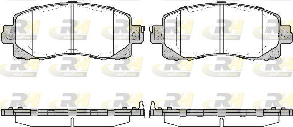 Roadhouse 21741.04 - Гальмівні колодки, дискові гальма autozip.com.ua