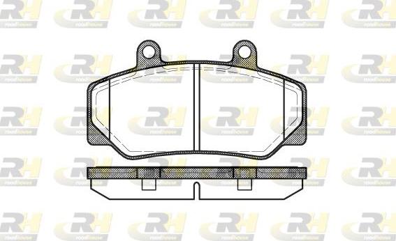 Roadhouse 2176.20 - Гальмівні колодки, дискові гальма autozip.com.ua