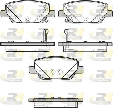 Roadhouse 21700.02 - Гальмівні колодки, дискові гальма autozip.com.ua