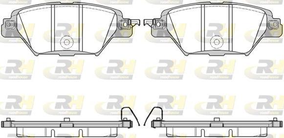 Roadhouse 21712.04 - Гальмівні колодки, дискові гальма autozip.com.ua